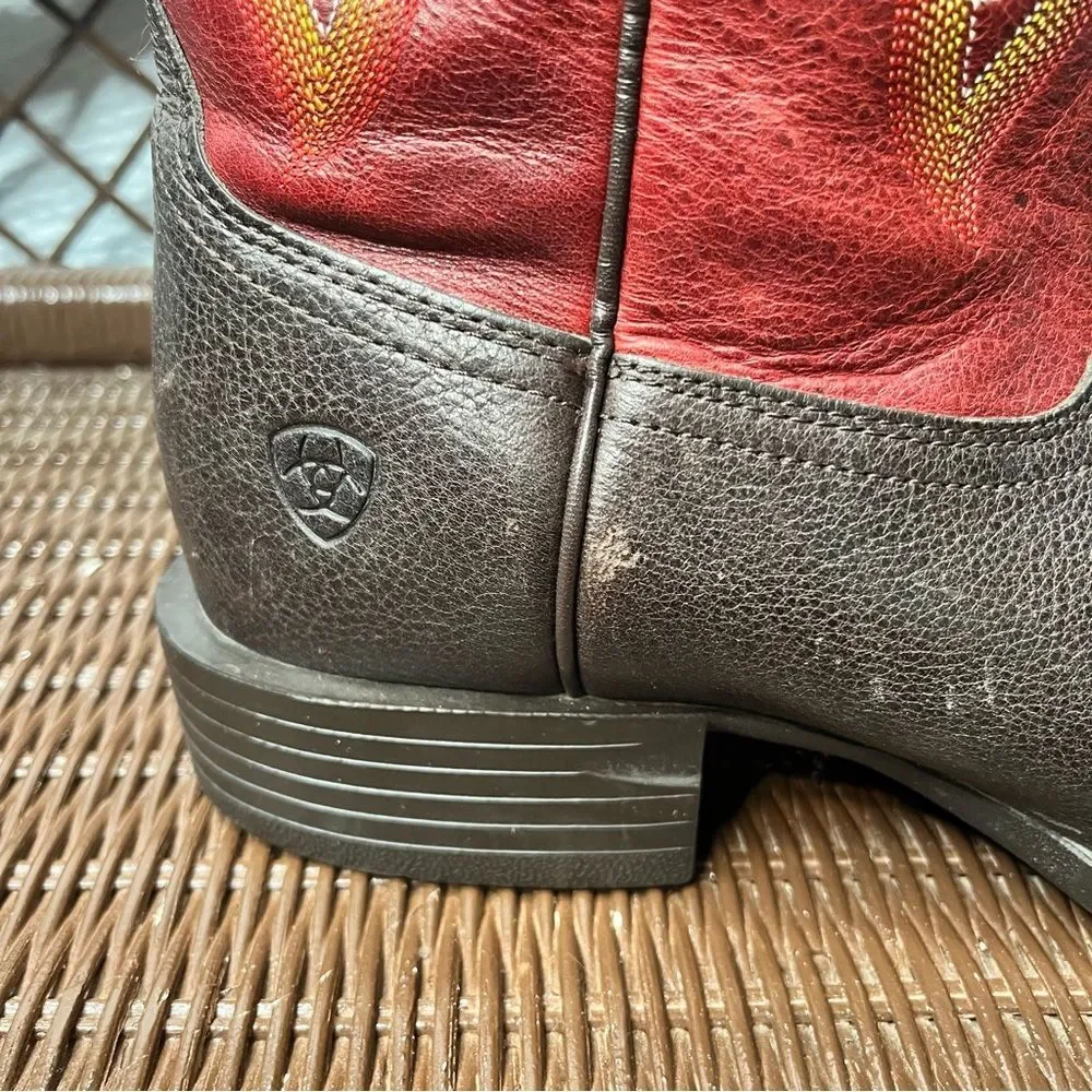 Ariat Quantum Brander Square Toe Cowboy Boots Size 11D